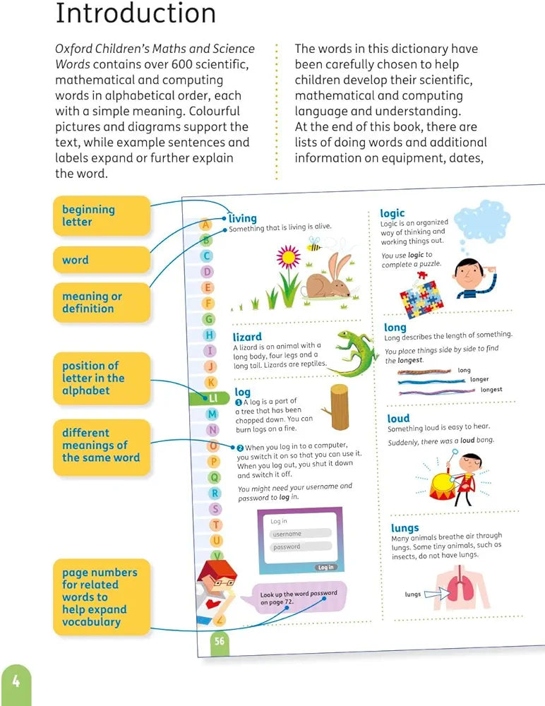 OXFORD CHILDREN'S MATHS AND SCIENCE WORDS