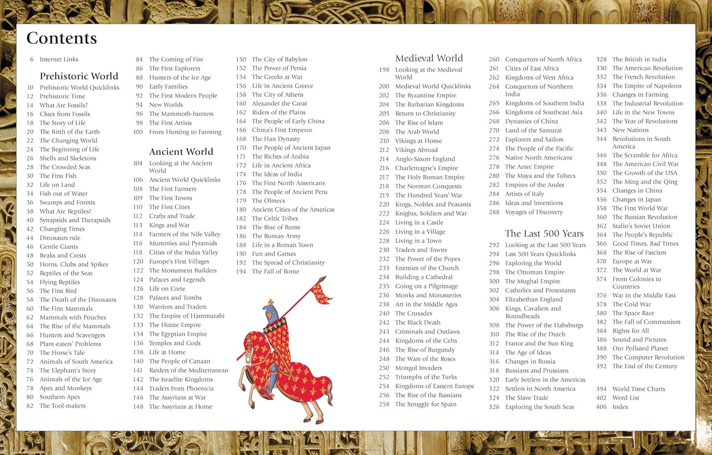 THE USBORNE WORLD HISTORY ENCYCLOPEDIA