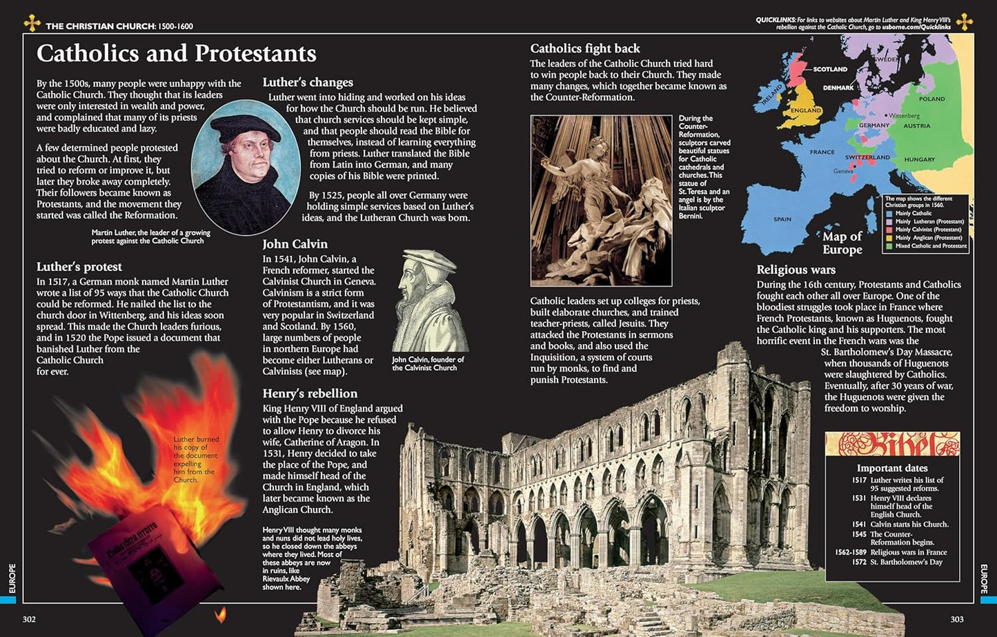 THE USBORNE WORLD HISTORY ENCYCLOPEDIA