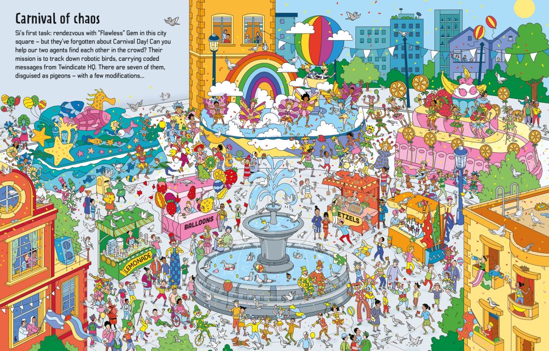 WHERE'S THE SPY?(A Spot and Find Puzzle Story)