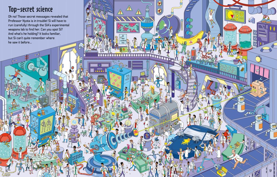 WHERE'S THE SPY?(A Spot and Find Puzzle Story)