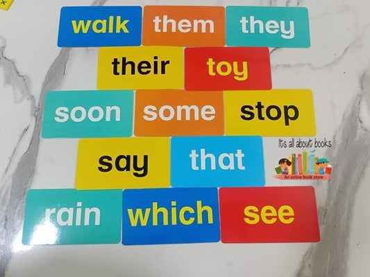 120 SIGHT WORDS FLASH CARDS