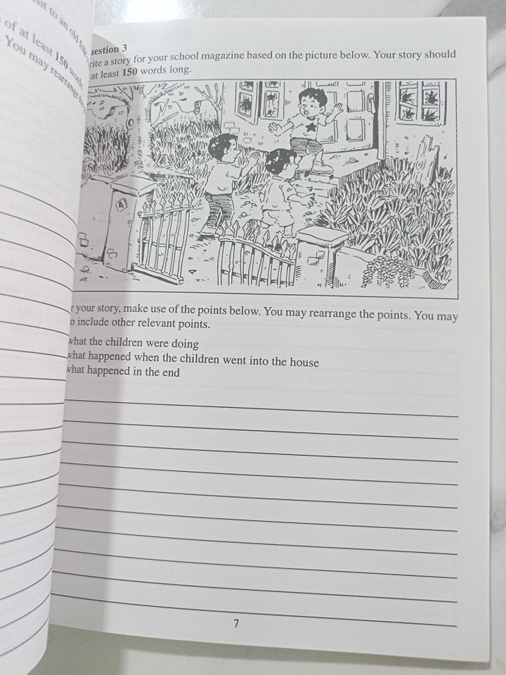 PSLE ENGLISH SELF TEST (picture composition and functional writing)