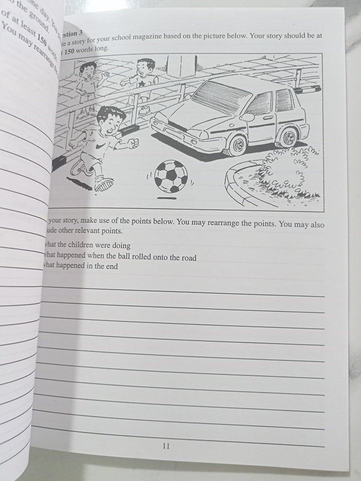 PSLE ENGLISH SELF TEST (picture composition and functional writing)