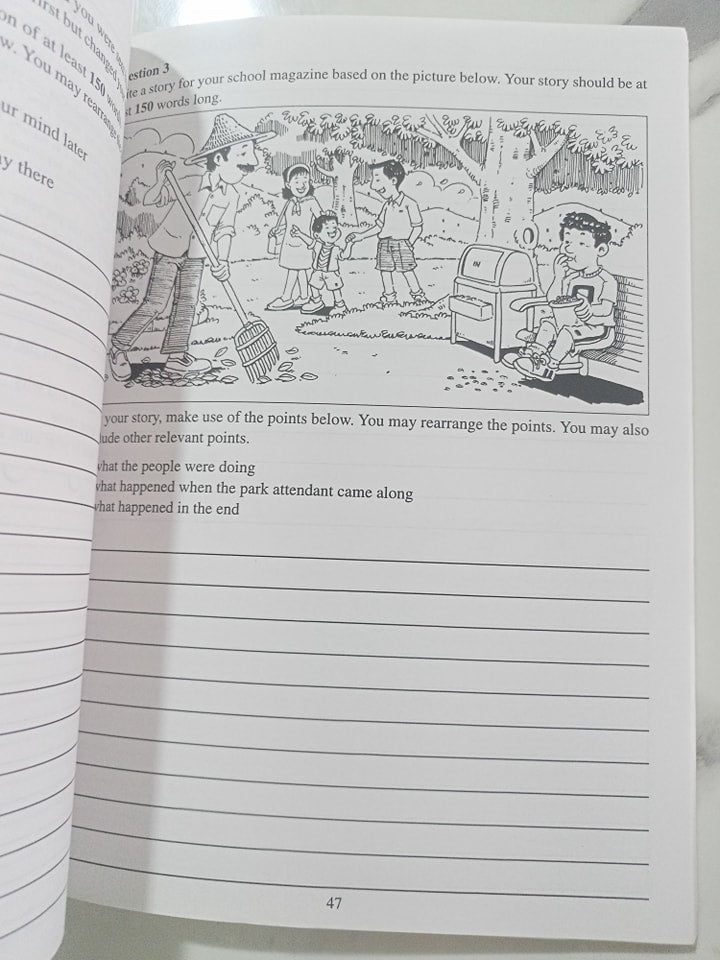 PSLE ENGLISH SELF TEST (picture composition and functional writing)