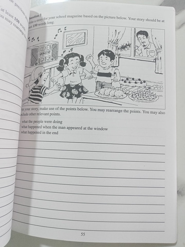 PSLE ENGLISH SELF TEST (picture composition and functional writing)