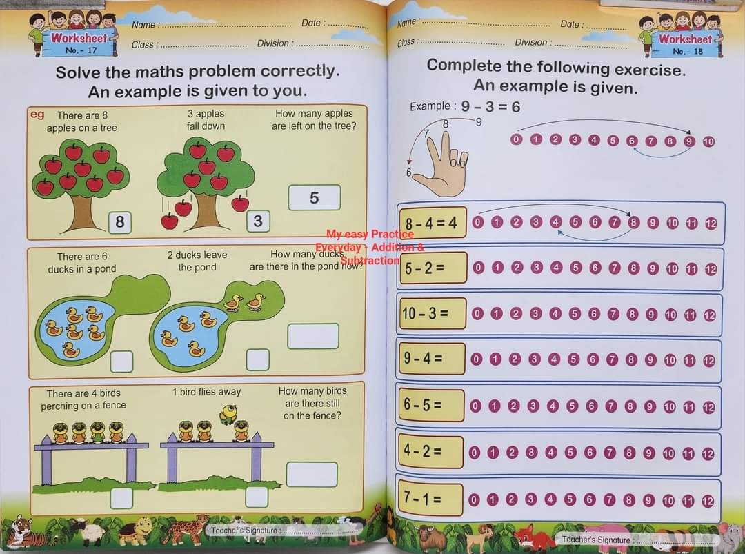 MY EASY PRACTICE EVERYDAY ADDITION AND SUBTRACTION