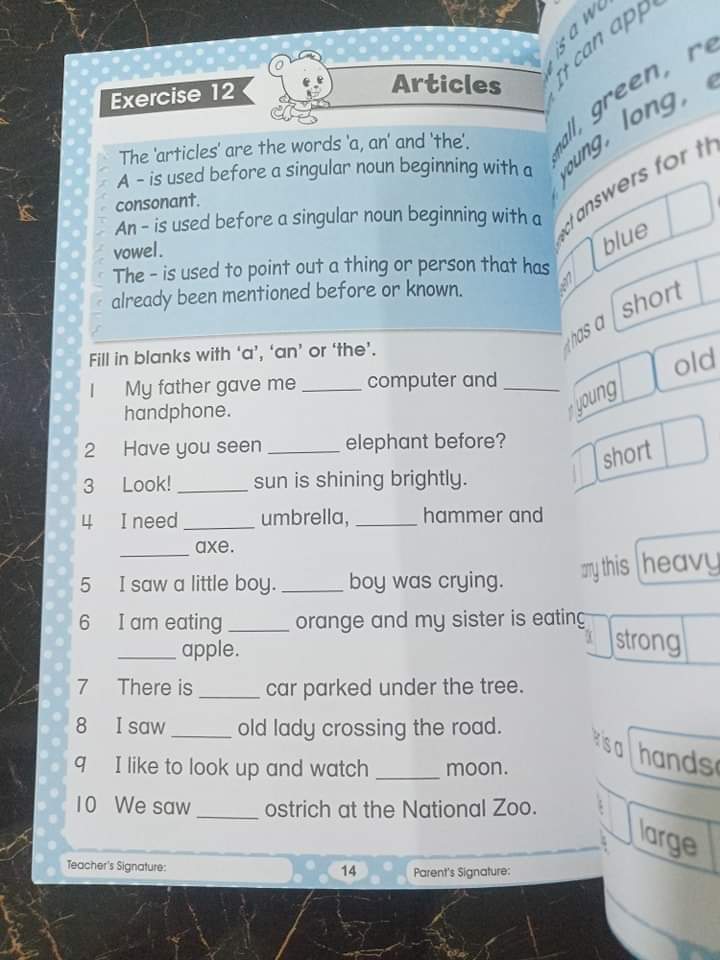 GRAMMAR MADE SIMPLE FOR PRESCHOOLERS BOOK 2