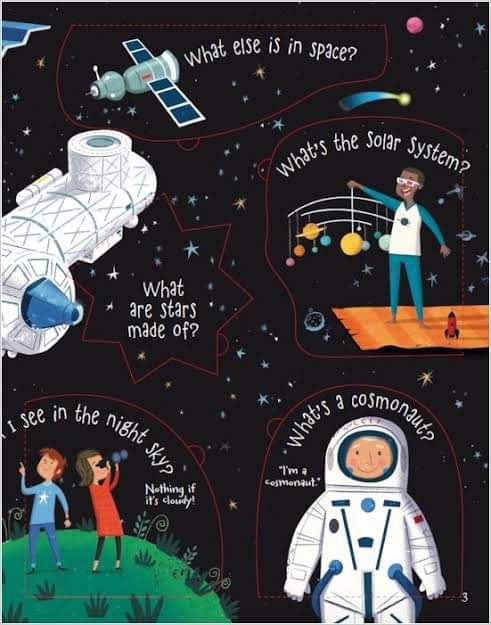 LIFT THE FLAP QUESTIONS ANSWERS ABOUT SPACE