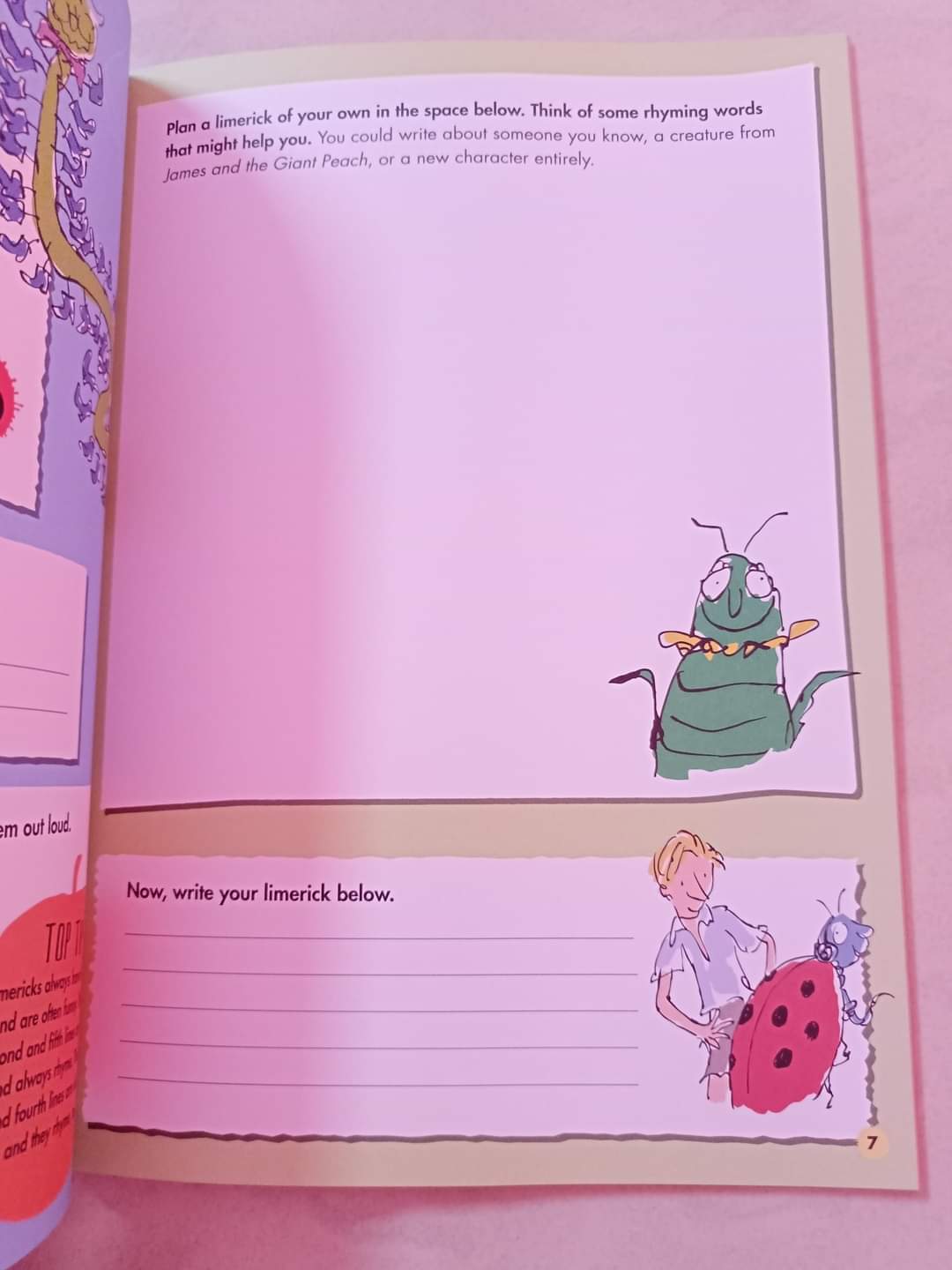 ROALD DAHL'S CREATIVE WRITING JAMES AND THE GIANT PEACH