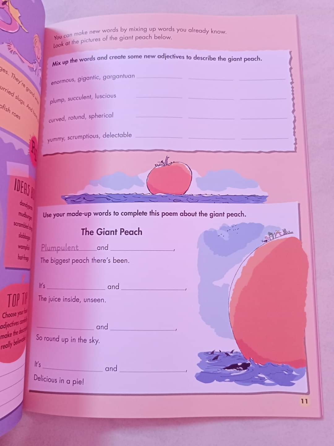 ROALD DAHL'S CREATIVE WRITING JAMES AND THE GIANT PEACH