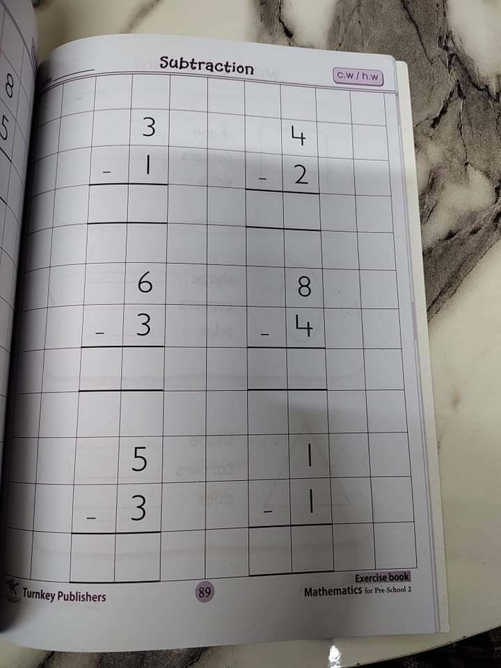 Mathematics practice copy preschool 2