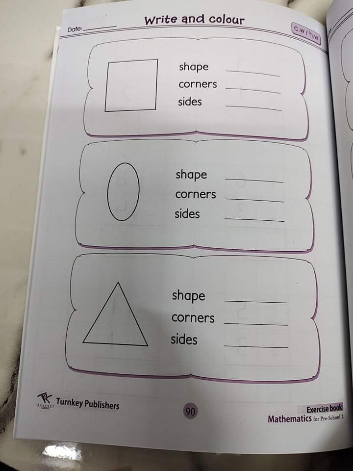 Mathematics practice copy preschool 2