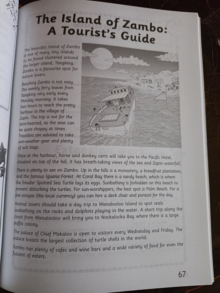 READING COMPREHENSION AND CREATIVE WRITING 3