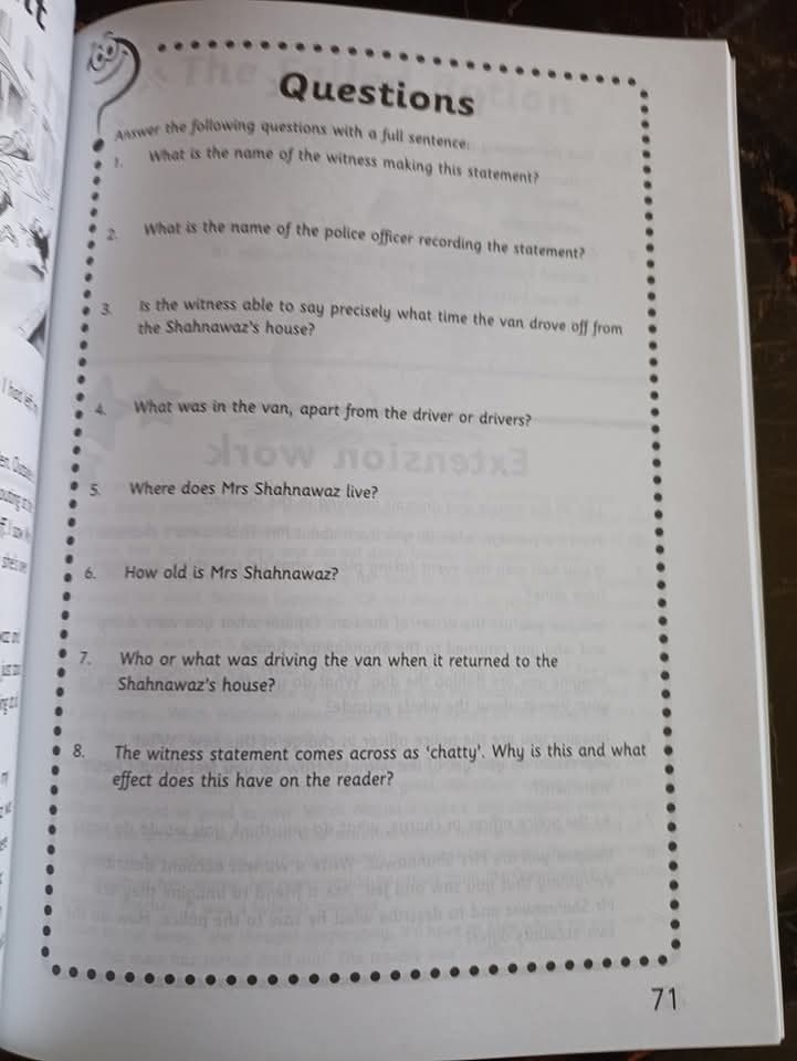 READING COMPREHENSION AND CREATIVE WRITING 3