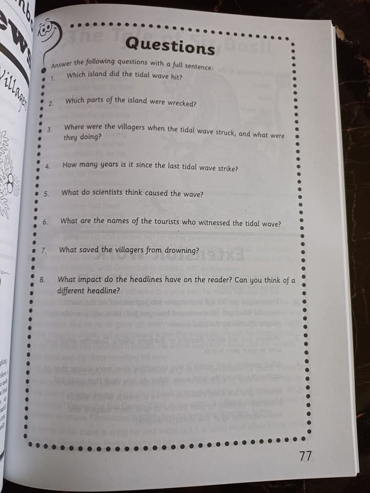 READING COMPREHENSION AND CREATIVE WRITING 3