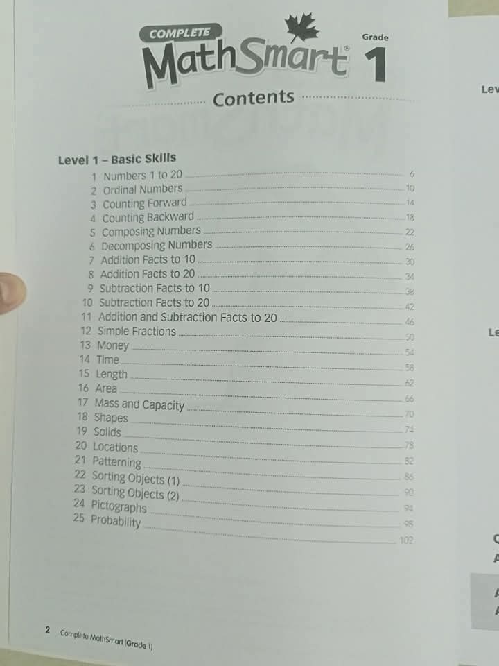 COMPLETE MATHS SMART BOOK 1