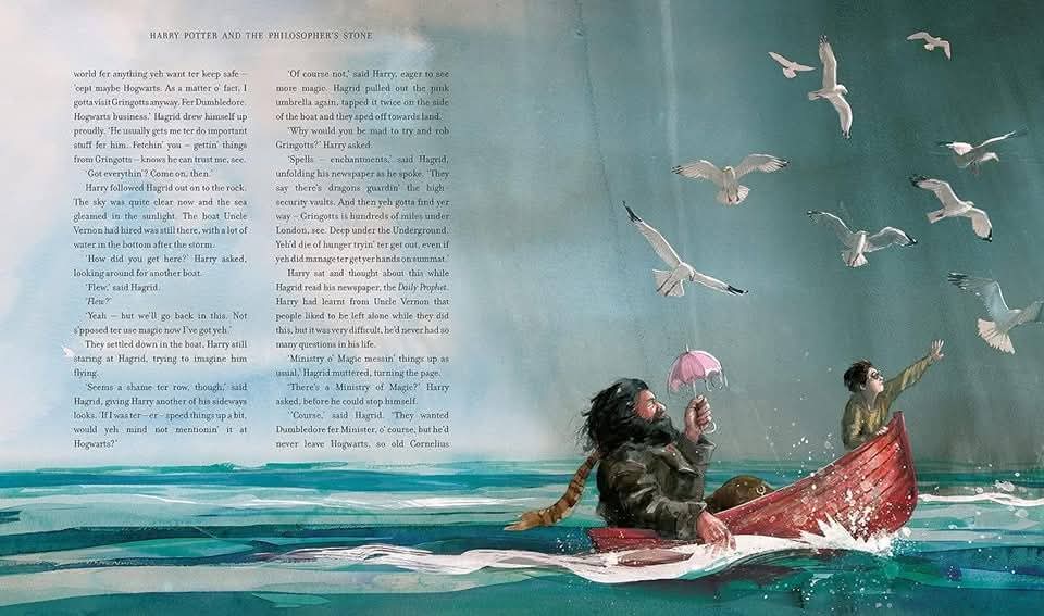 Harry Potter Illustrated (coloured,special) Edition