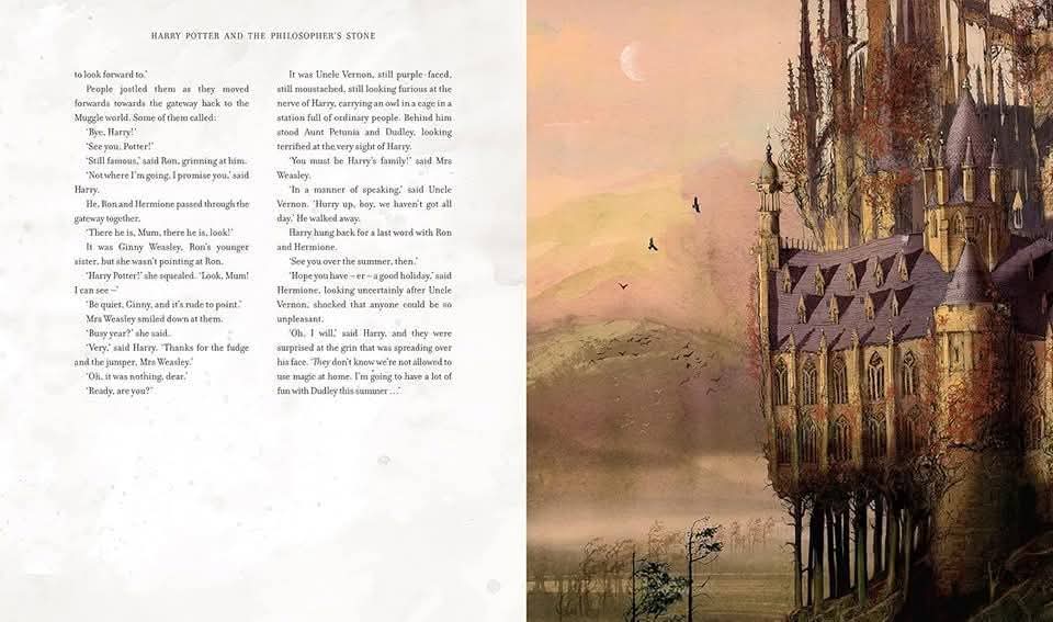 Harry Potter Illustrated (coloured,special) Edition