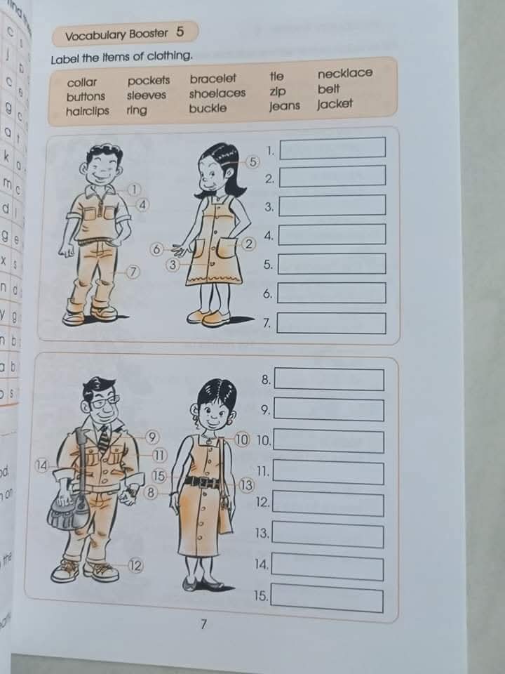 VOCABULARY BOOSTER  PRIMARY 2