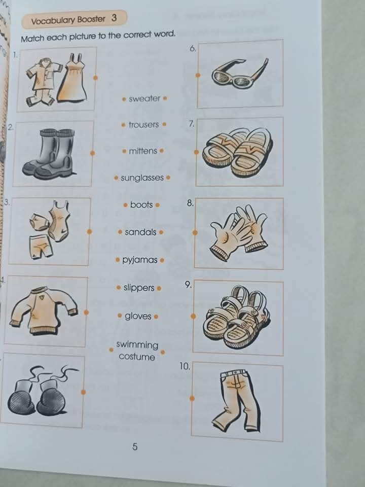 VOCABULARY BOOSTER  PRIMARY 2