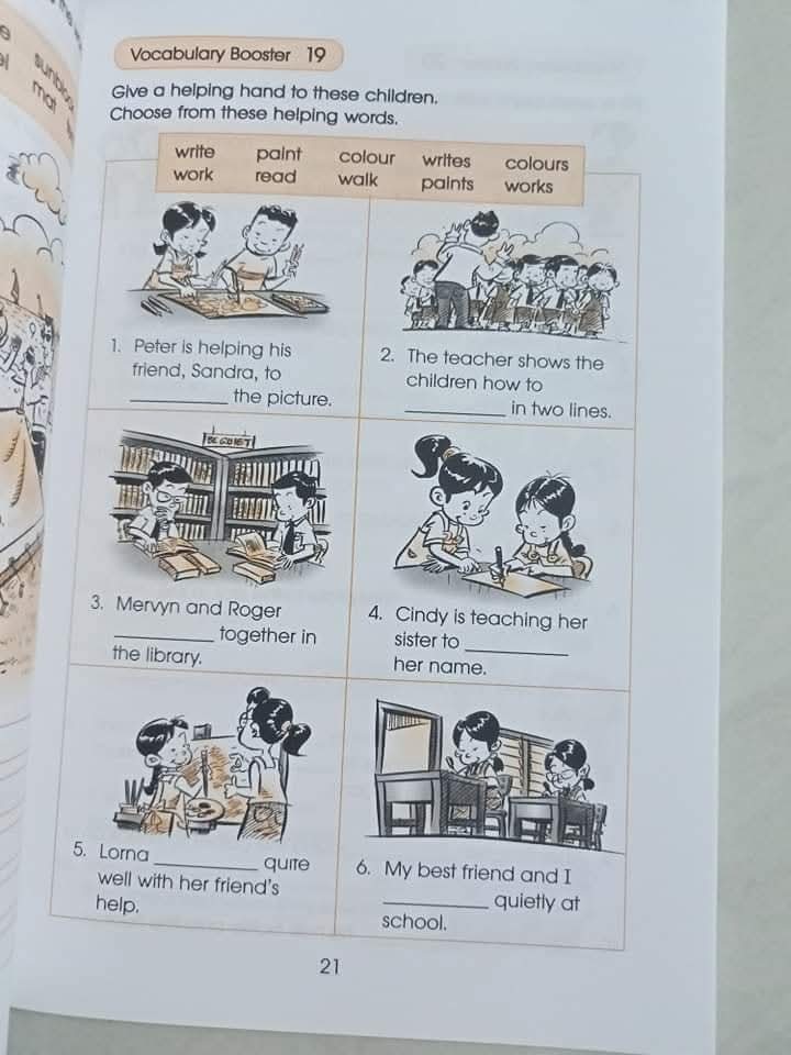 VOCABULARY BOOSTER  PRIMARY 2