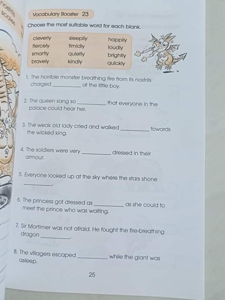 VOCABULARY BOOSTER  PRIMARY 2