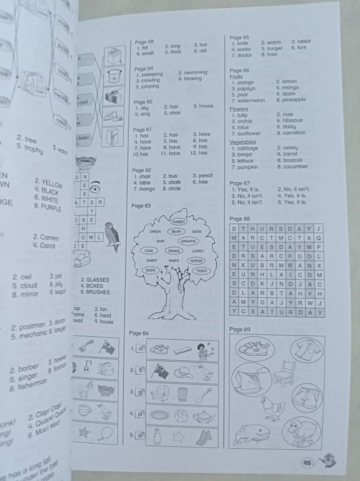 ENGLISH ACTIVITY FOR PRESCHOOLERS