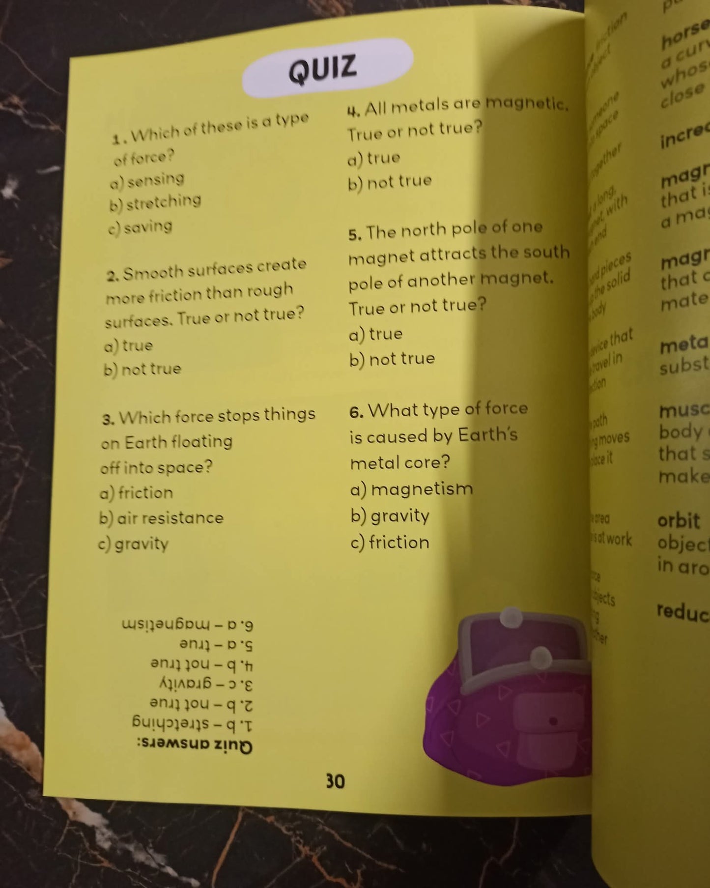 Q/A KIDS (Forces and Magnets)