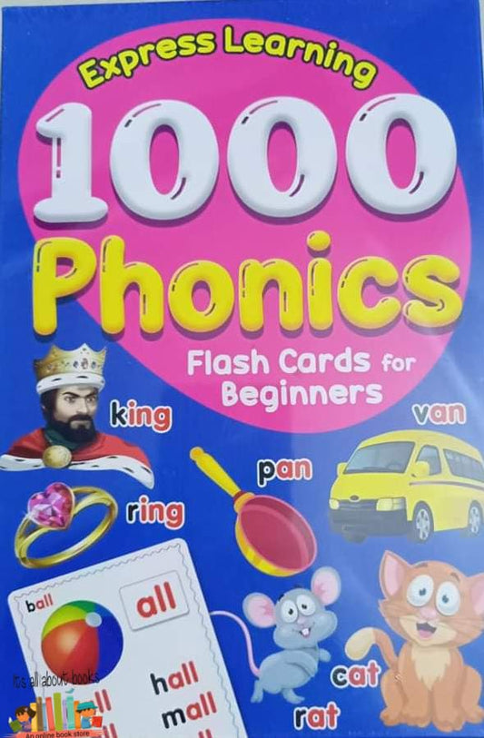 EXPRESS LEARNING 1000 PHONICS FLASHCARD FOR BEGINNERS