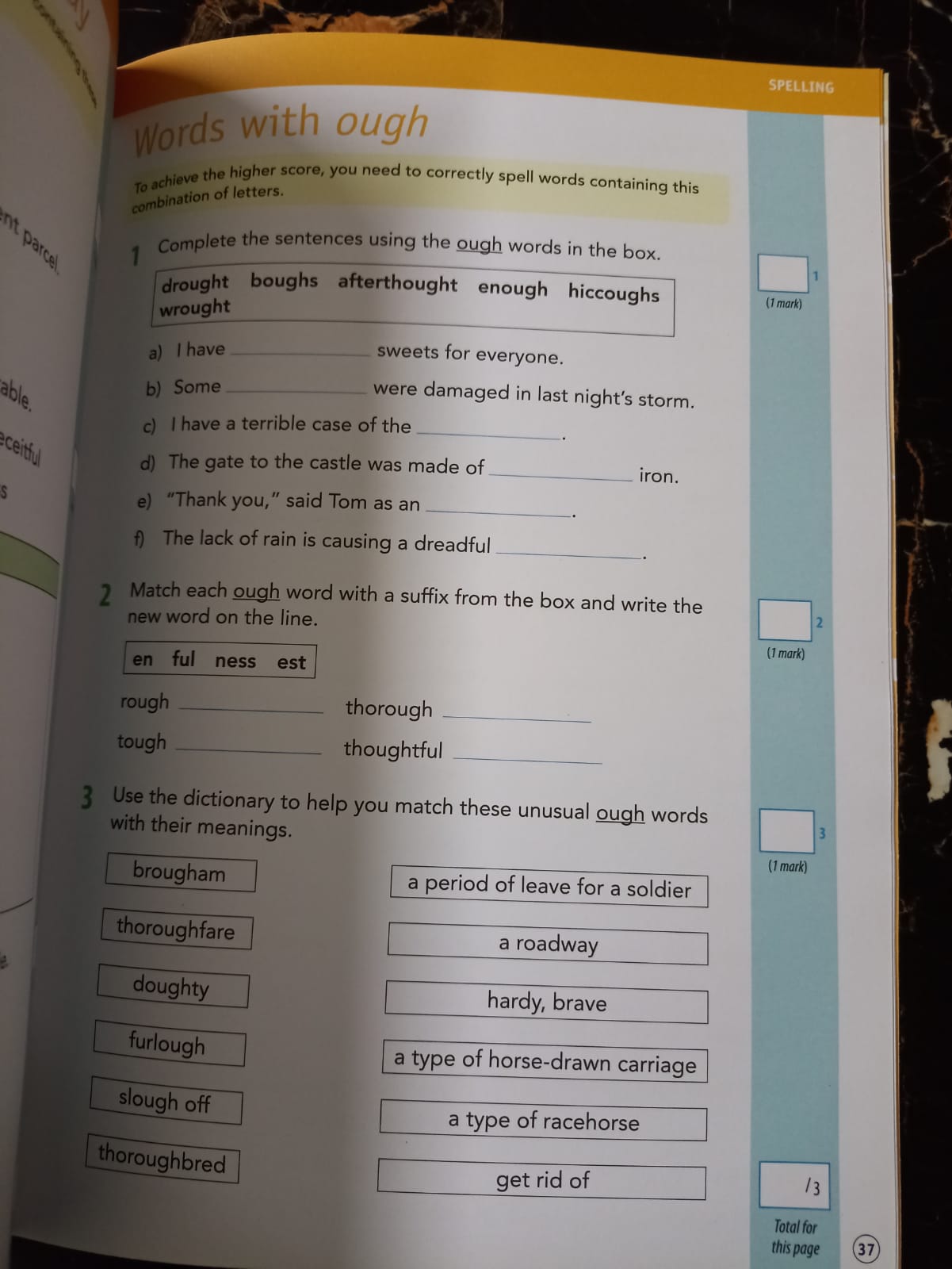 GRAMMAR, SPELLING AND PUNCTUATION