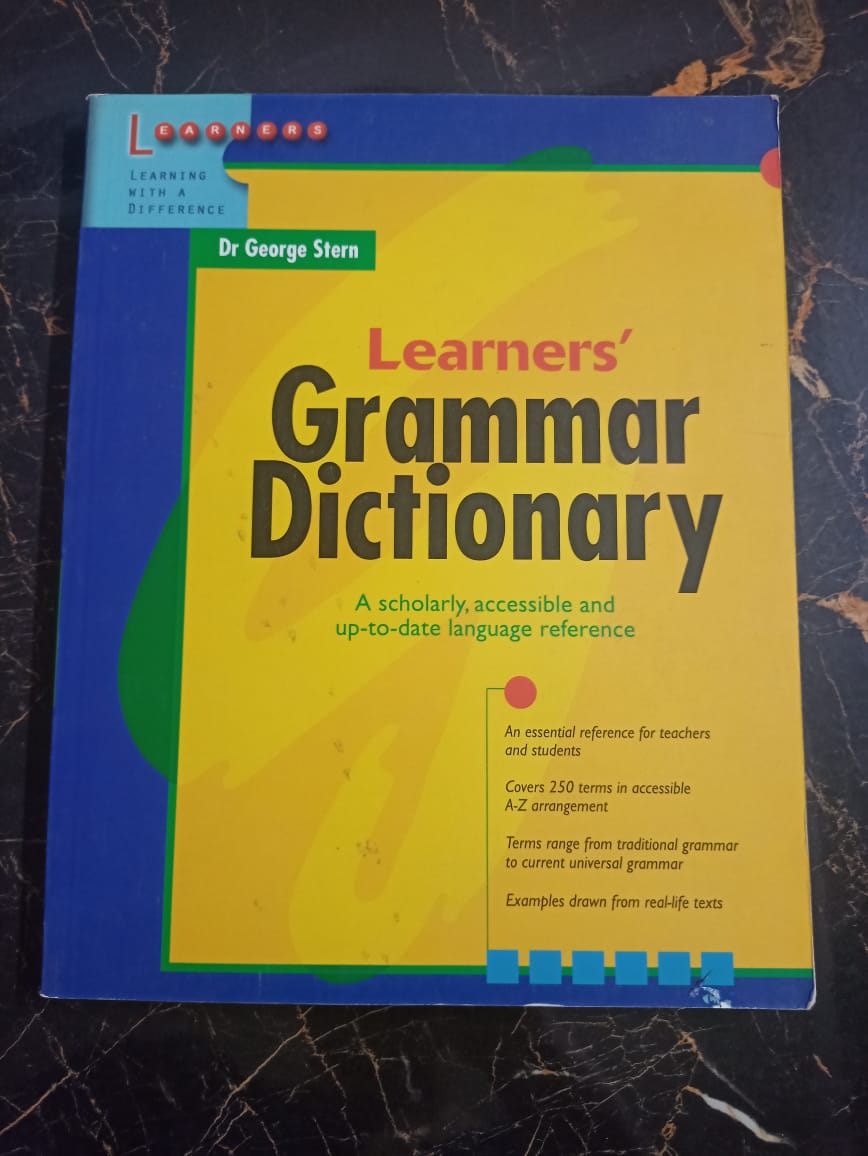 LEARNER'S GRAMMAR DICTIONARY