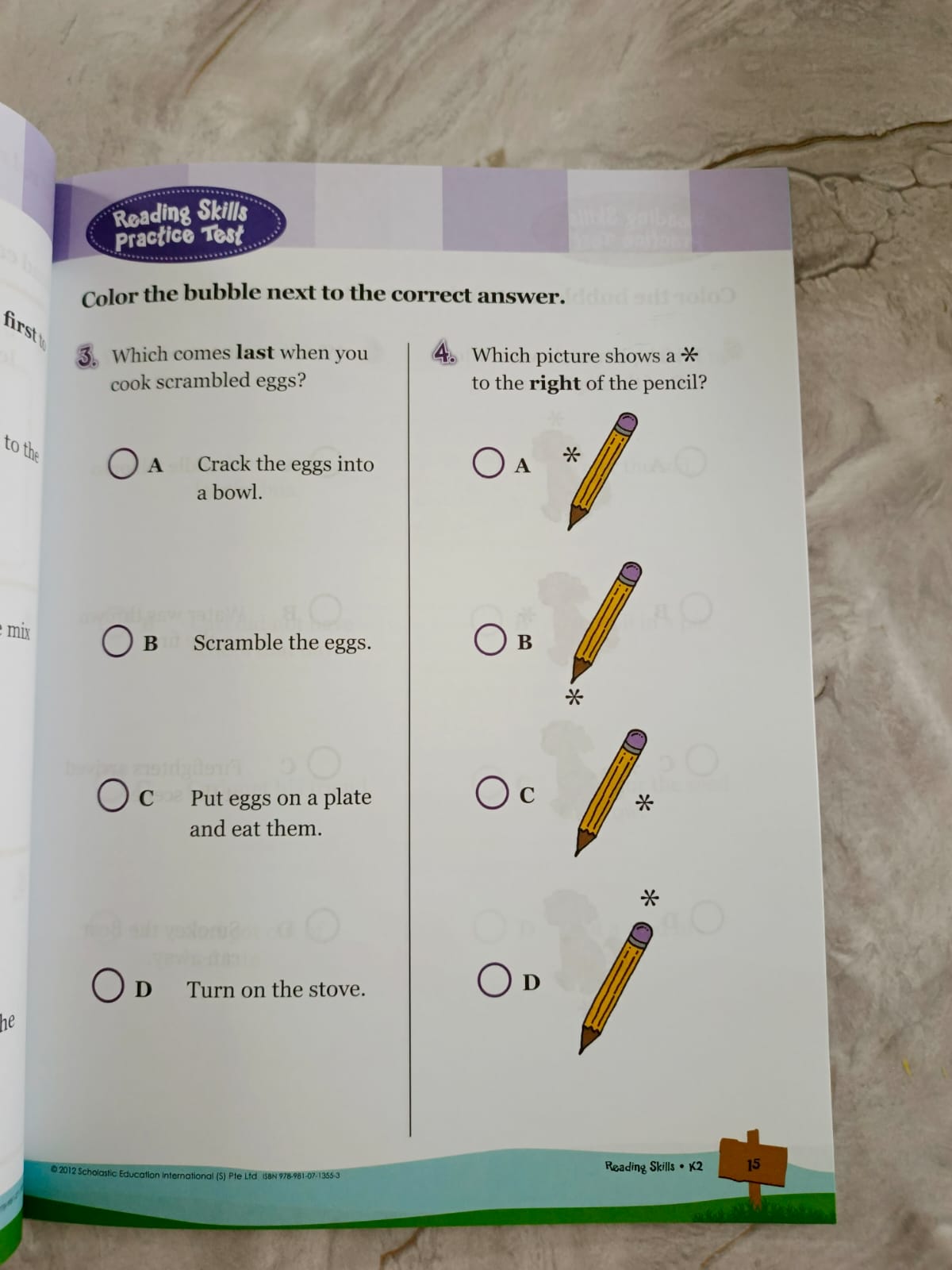 READING SKILLS K2