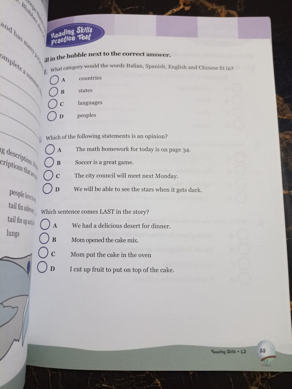 READING SKILLS L3