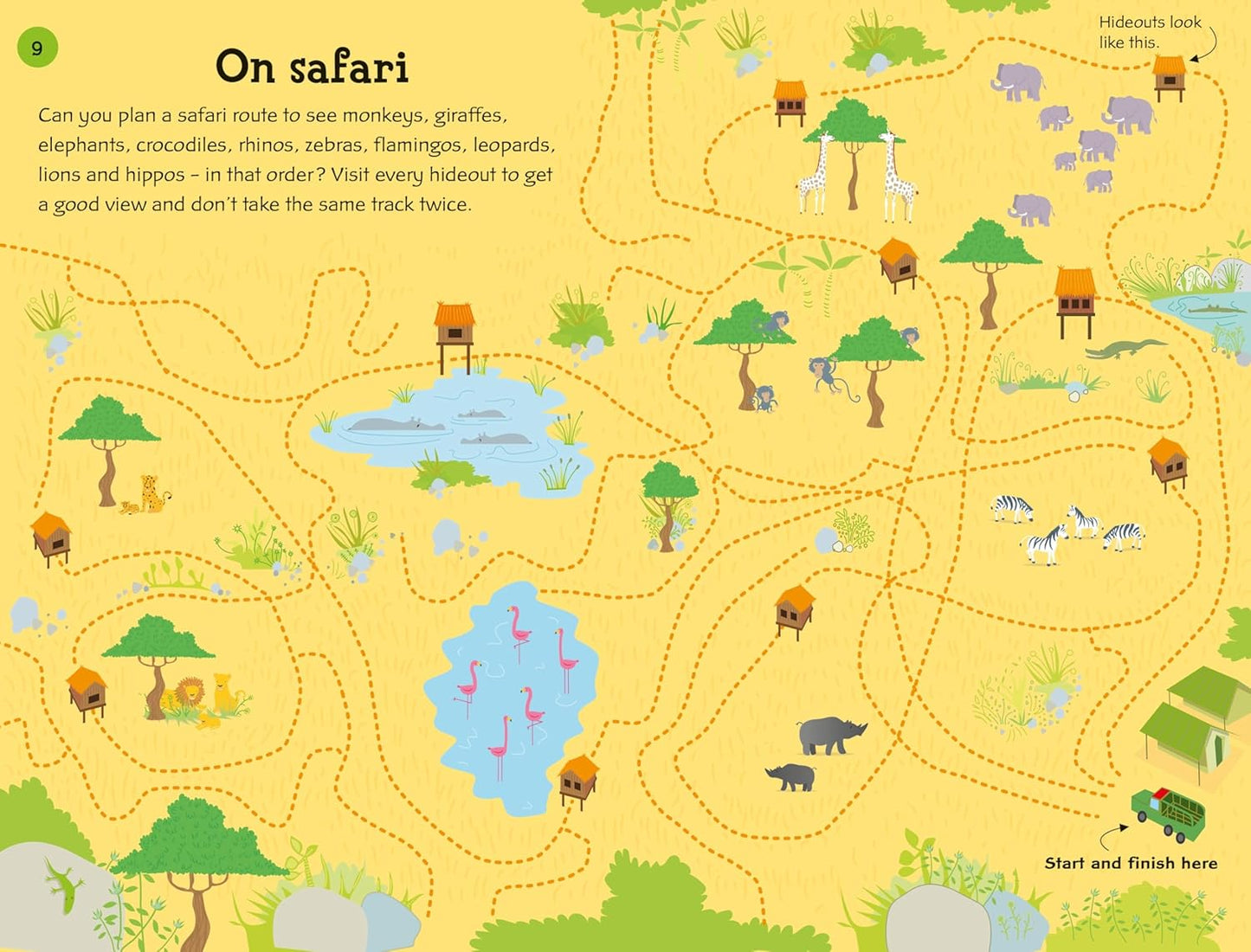 USBORNE 100 THINGS TO DO ON A JOURNEY