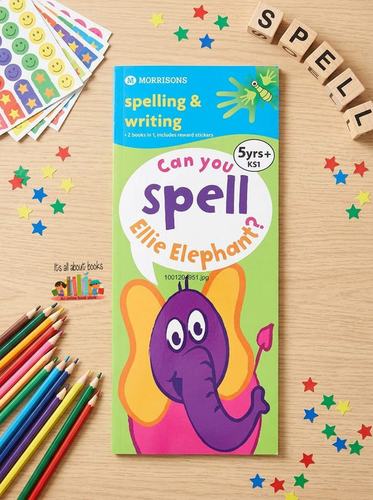 Spelling and Writing (Can you write on the lines)2 books in 1