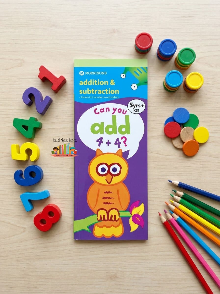 Addition and Subtraction (Can you add 4+4?) 2 books in 1