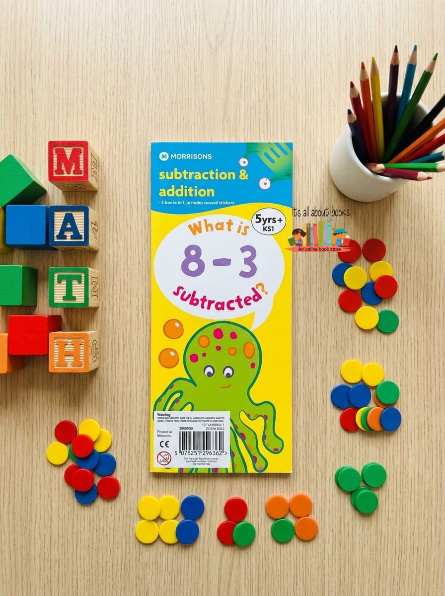 Addition and Subtraction (Can you add 4+4?) 2 books in 1