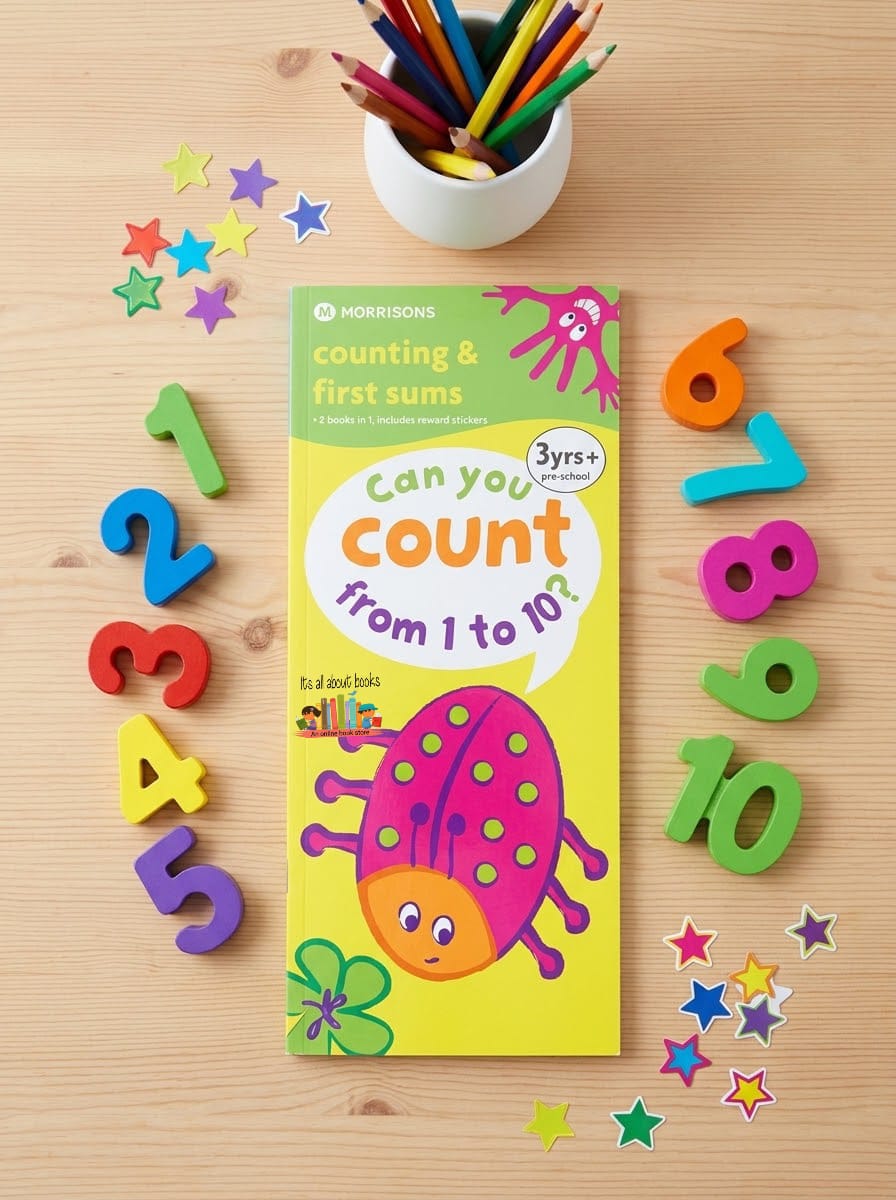 Counting & First Sums: Can you count from 1 to 10? | 2 Books in 1