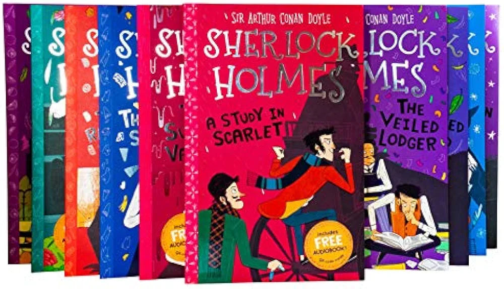 The Sherlock Holmes Children's Collection: Shadows, Secrets and Stolen Treasure 10 Book Box Set