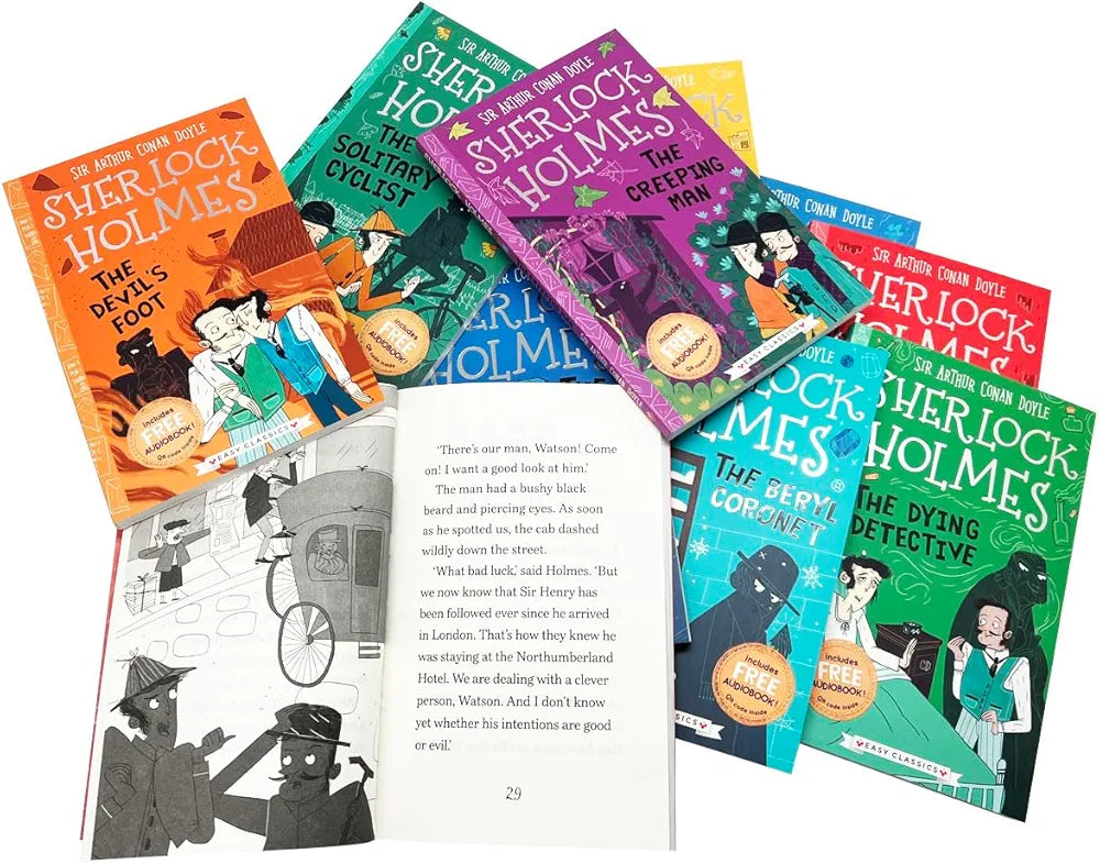 The Sherlock Holmes Children's Collection: Creatures, Codes and Curious Cases - Set 3