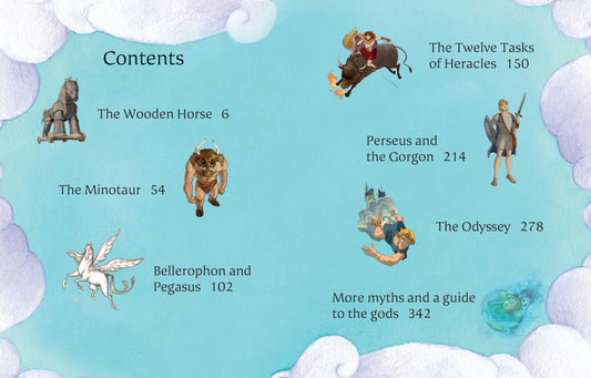 USBORNE ILLUSTRATED STORIES FROM THE GREEK MYTHS