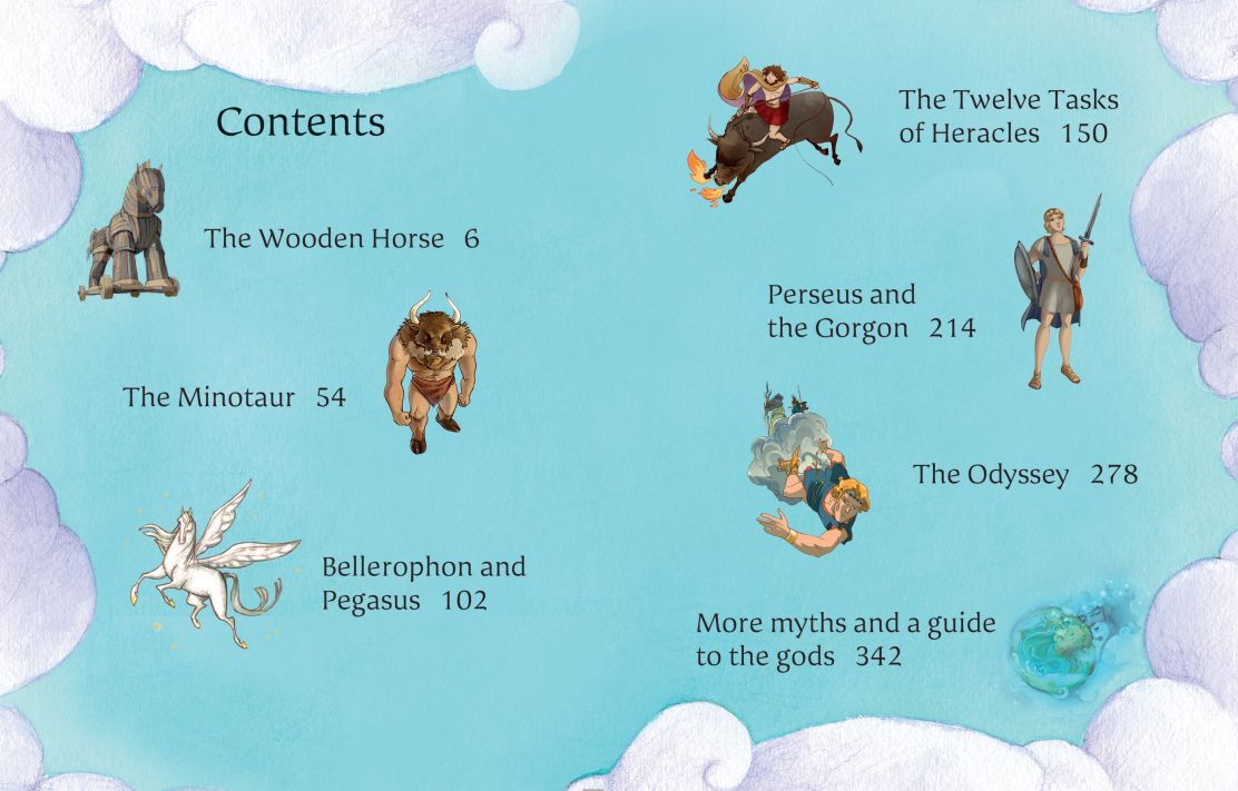 USBORNE ILLUSTRATED STORIES FROM THE GREEK MYTHS