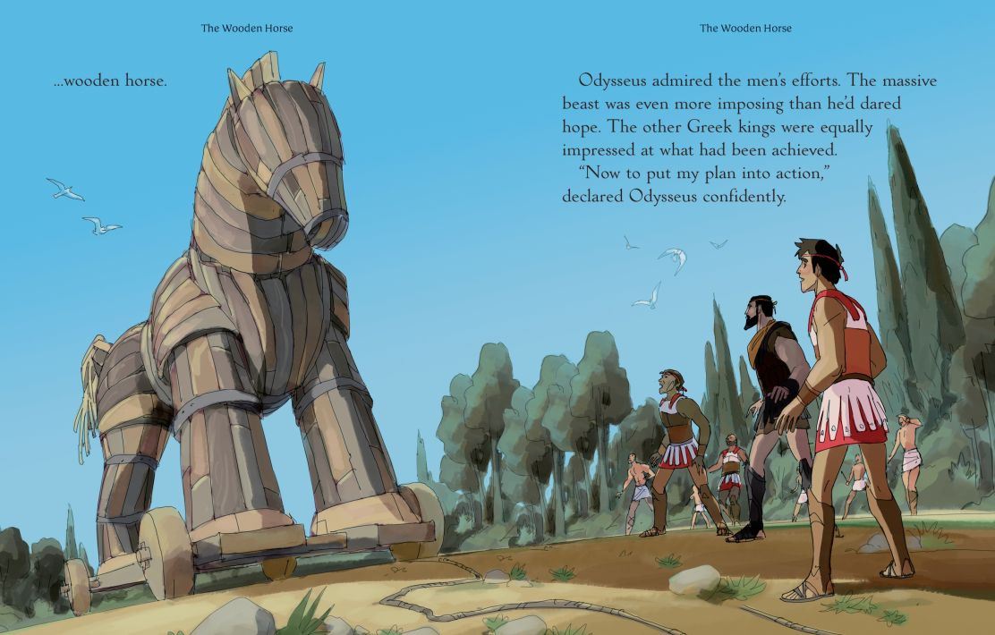 USBORNE ILLUSTRATED STORIES FROM THE GREEK MYTHS