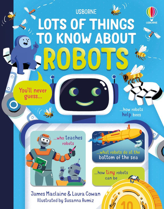 USBORNE LOT OF THINGS TO KNOW ABOUT ROBOTS
