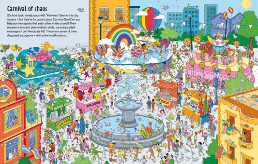 WHERE'S THE SPY?(A Spot and Find Puzzle Story)