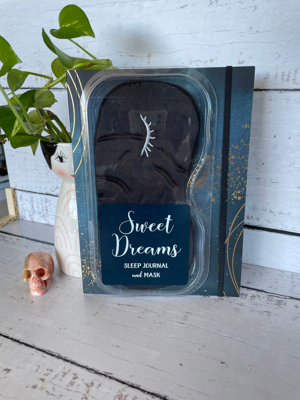 SWEET DREAMS SLEEP JOURNAL WITH SLEEPING MASK