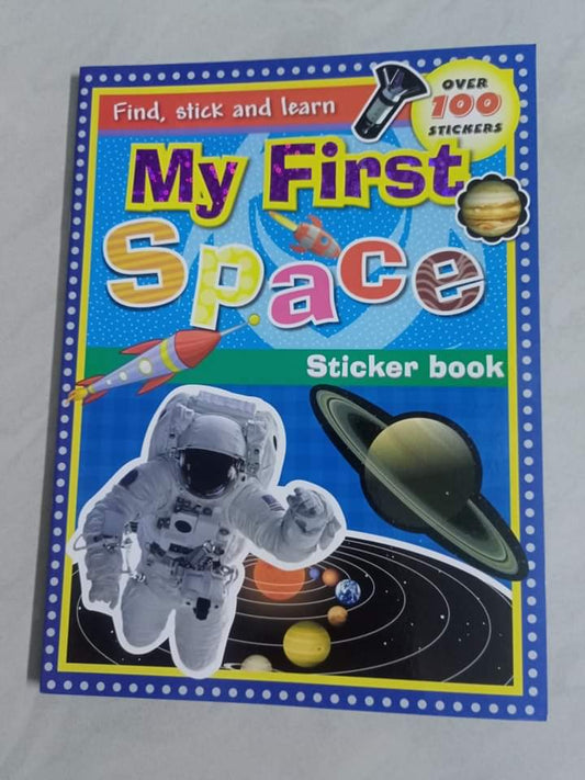 MY FIRST SPACE STICKER BOOK.