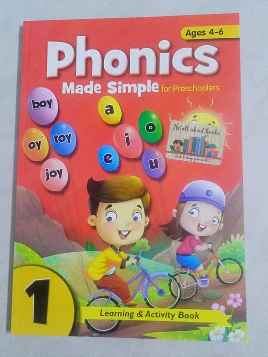 PHONICS MADE SIMPLE FOR PRESCHOOLERS BOOK 1