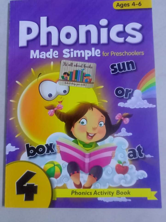 PHONICS MADE SIMPLE FOR PRESCHOOLERS BOOK 4